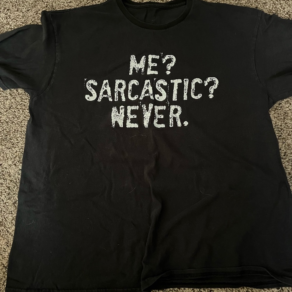 Black funny tshirt